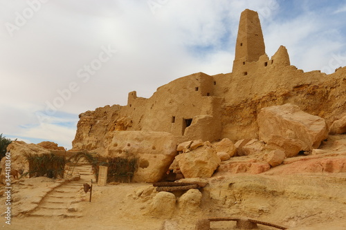 Temple of the Oracle of Amun in Siwa Oasis in western desert