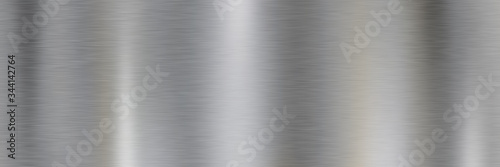 Silver brushed metal surface