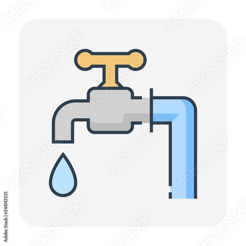 faucet water icon