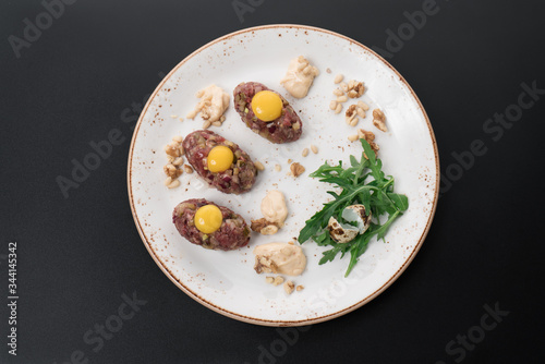 diet cutlets from chicken fillet with egg