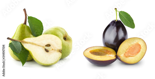 Fototapeta Naklejka Na Ścianę i Meble -  pear and plum