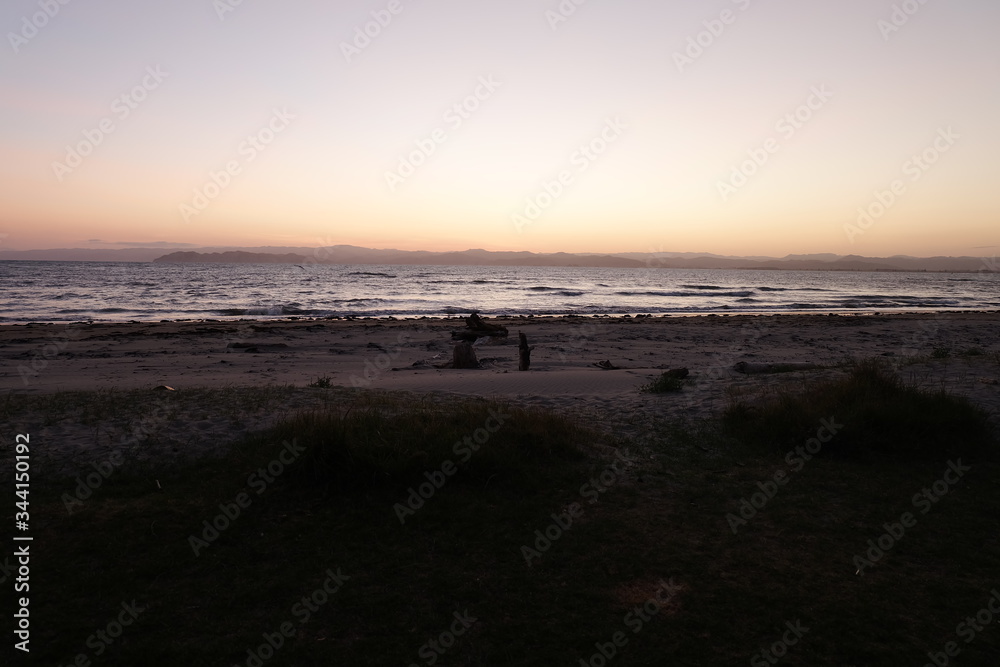 Abendröte am Meer