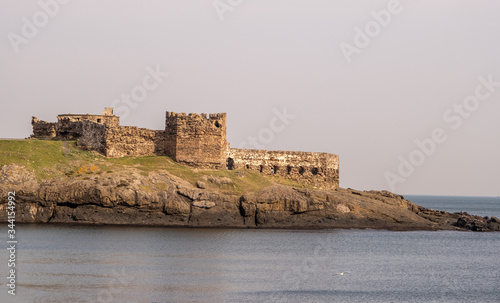 Yoros Castle in Rumelifeneri town. Istanbul, Turkey photo