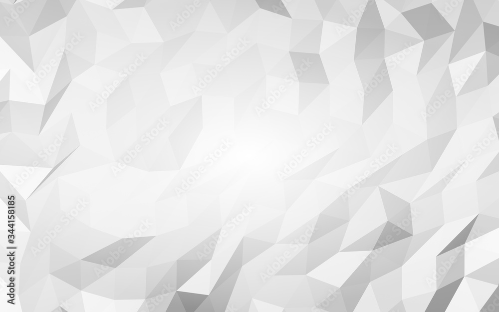 White abstract background. Lowpoly backdrop. Crumpled paper. 3D illustration White abstract background. Lowpoly backdrop. Crumpled paper. 3D illustration
