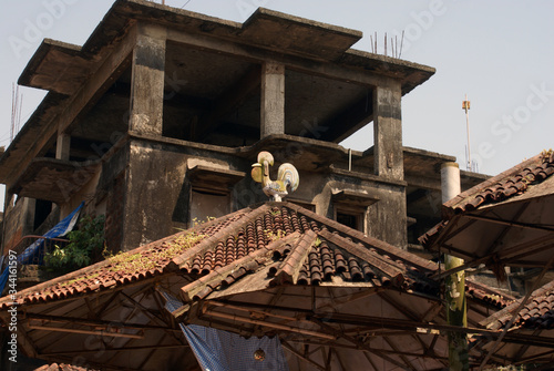 old abandoned house in the north of Goa