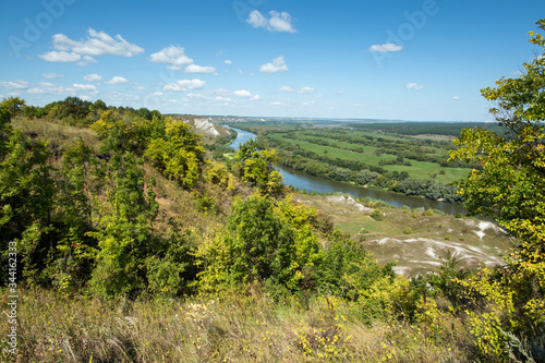 downs Along the ancient river Don in central Russia