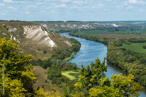 downs Along the ancient river Don in central Russia