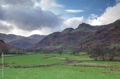 The Langdale Pikes in the Lake District national park, UK. © julianelliott