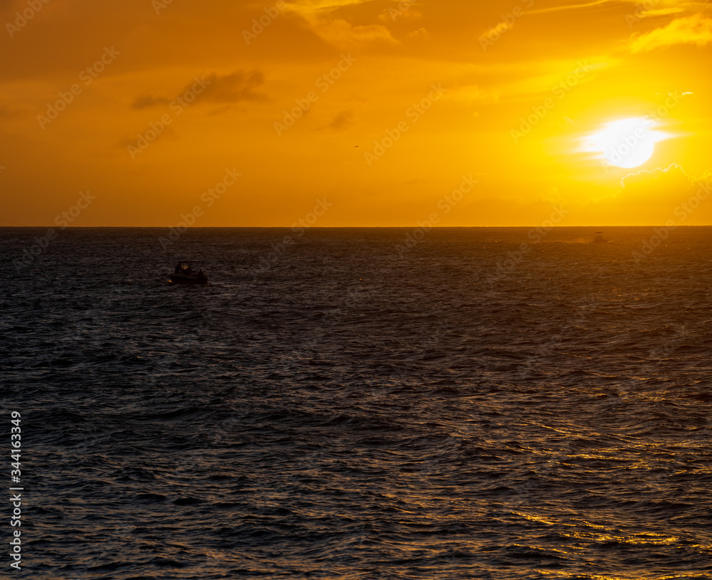 Obraz premium Sunset O'ahu