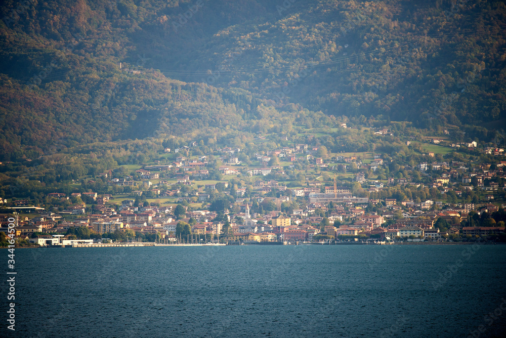lake como in italy view 