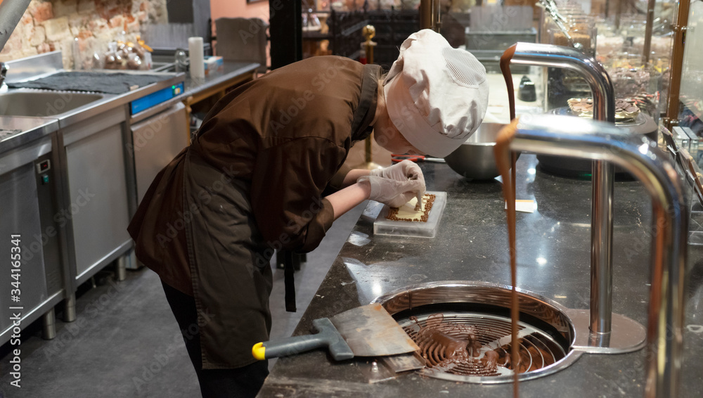 Fototapeta premium Pâtisserie. Brüsseler Konditorei.