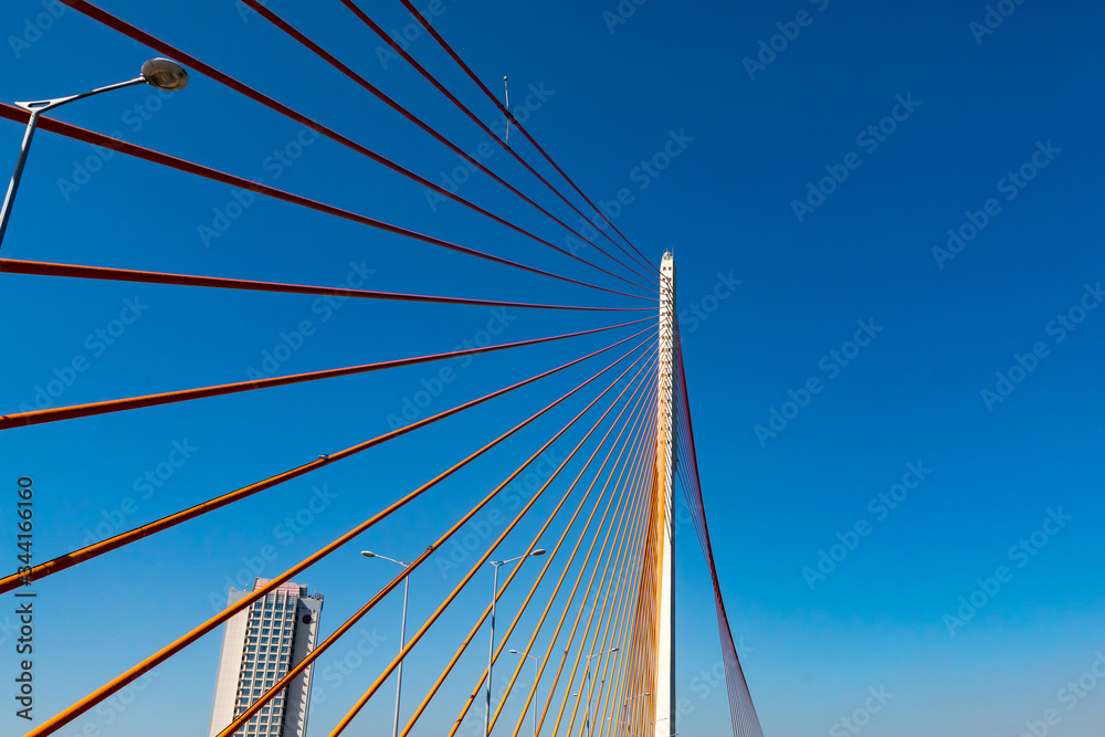 suspension bridge over the river in Vietnam suspension bridge over the river in Vietnam