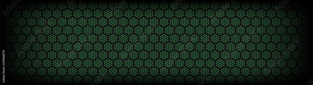 dark green perforated material seamless pattern background - obrazy, fototapety, plakaty 