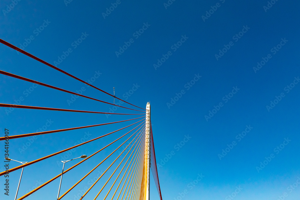 suspension bridge over the river in Vietnam suspension bridge over the river in Vietnam