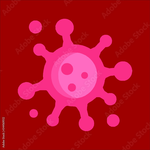 Vector image of COVID-19. Stock Image Virus, coronavirus.