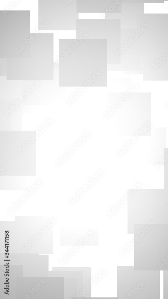 White abstract background. Misty backdrop with grey squares. 3D illustration White abstract background. Misty backdrop with grey squares. 3D illustration