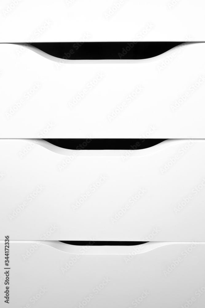 Fototapeta premium Modern wooden chest of drawers