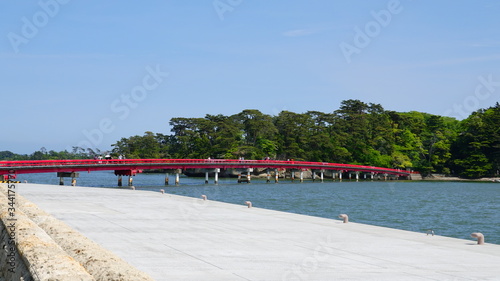 日本三景　松島の福浦島と福浦橋　1044 photo