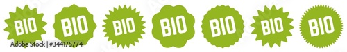 Bio Etikett Schild Grün | Icon | Sticker | Label | Variations