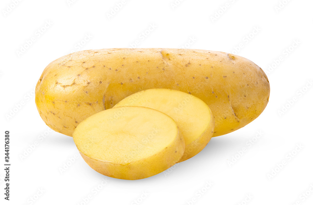 Potato isolated on white background