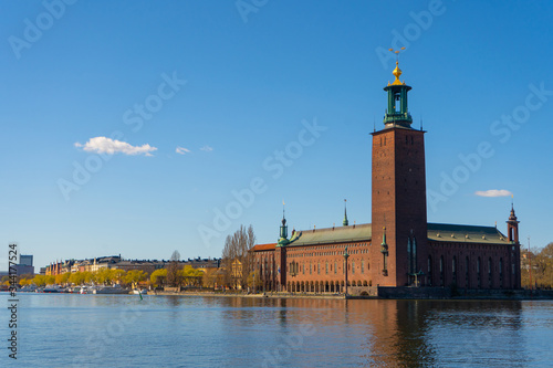 Canvas Print The Stockholm City Hall (Stockholms stadshus)