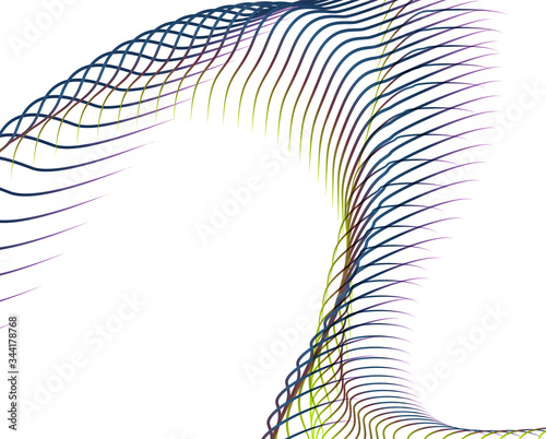 Abstract background blend wave line design for Wallpaper, Banner, Background, Card, Book Illustration, landing page
