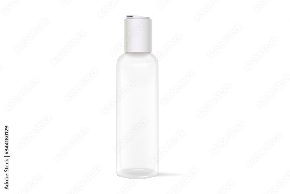 Hand antibacterial sanitizer dispenser pump. Cosmetic bottle with dispenser liquid container for gel, lotion, bath foam 3d illustration realistic mockup isolated on white background. Wash your hands Hand antibacterial sanitizer dispenser pump. Cosmetic bottle with dispenser liquid container for gel, lotion, bath foam 3d illustration realistic mockup isolated on white background. Wash your hands
