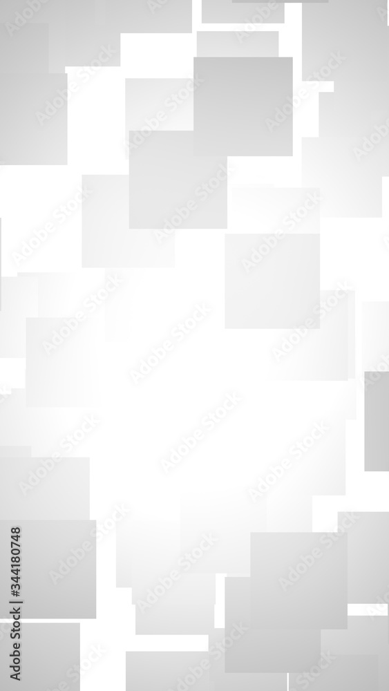 White abstract background. Misty backdrop with grey squares. 3D illustration White abstract background. Misty backdrop with grey squares. 3D illustration