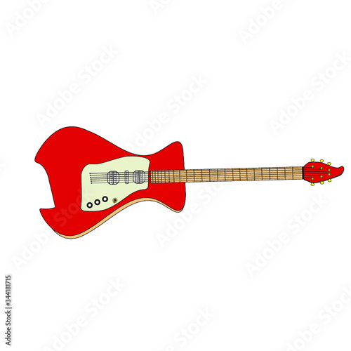Guitar red 