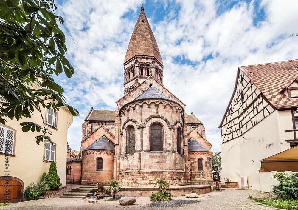 Church of Saint Faith of Selestat is a major Romanesque architecture landmark in Selestat