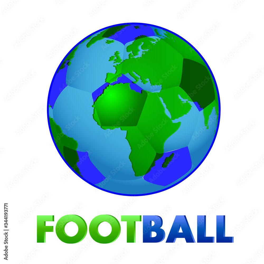 World Football Day, vector art illustration.
