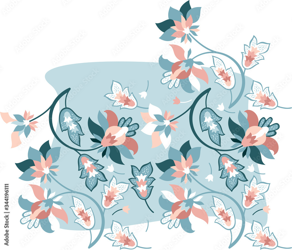 Fototapeta premium Abstract seamless pattern. Vector design for paper, cover, fabric, interior decor.