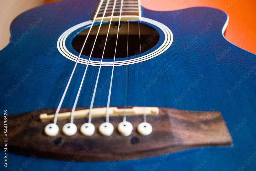 Naklejka premium Guitarra