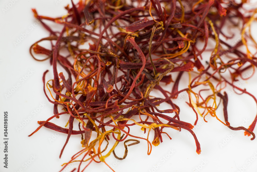 Fototapeta premium natural organic saffron to eat