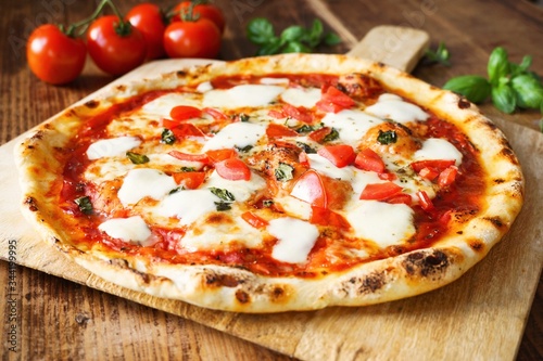 Fresh Homemade Italian Pizza Margherita