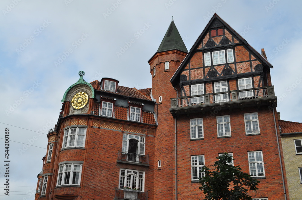 Fototapeta premium old brick building in Denmark