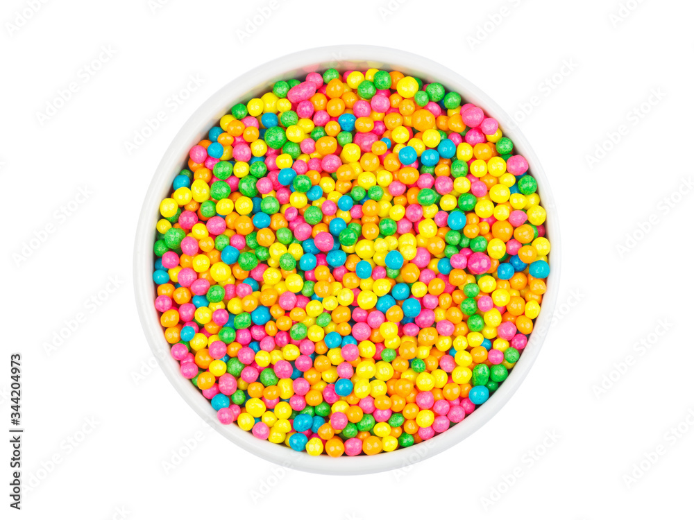 colorful confetti on white background colorful confetti on white background