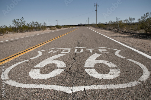Route 66 highway. California. USA. 
