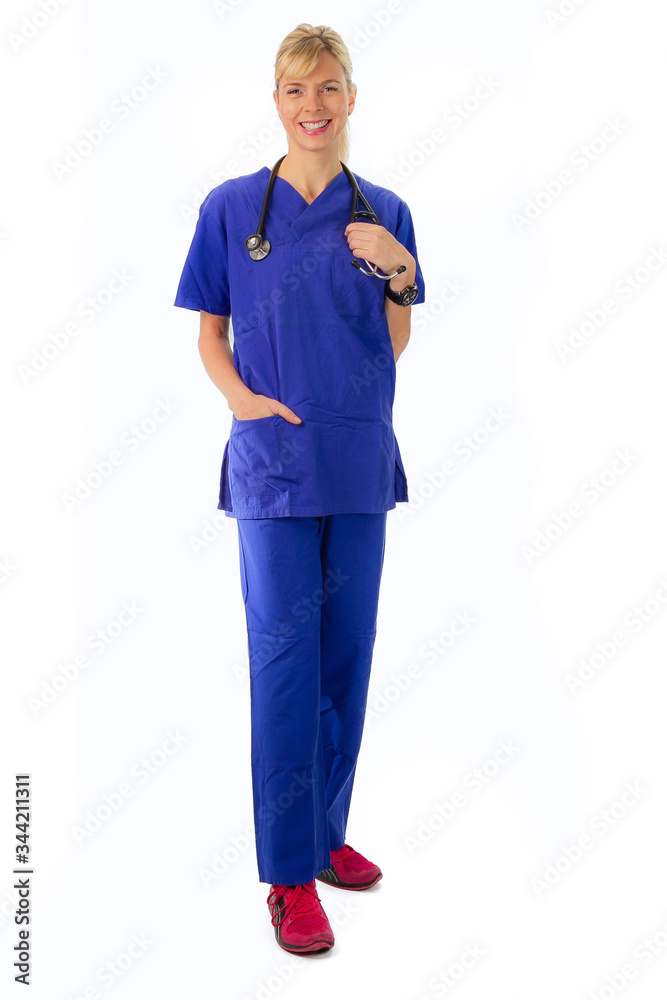 Portrait of a nurse – side Portrait of a nurse – side