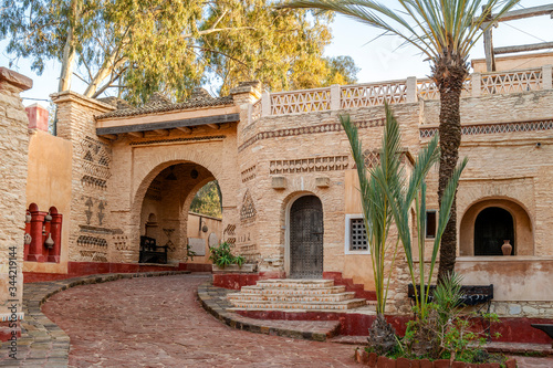 Old architecture in medina of Agadir, Morocco, Africa