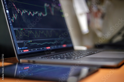 The Stock Exchange, Streaming Trade Screen, The stock screen shows a list of stocks with reduced value.