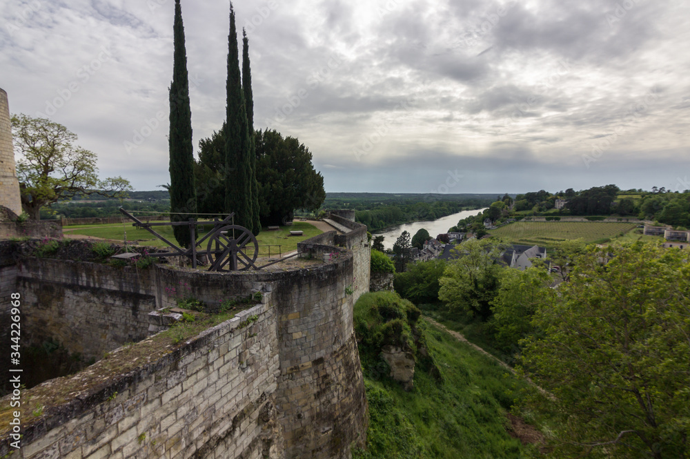 View of Loire valley in France View of Loire valley in France