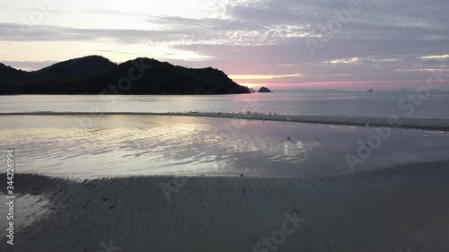Laem Had Beach at sunset, Koh Yao Yai, Thailand