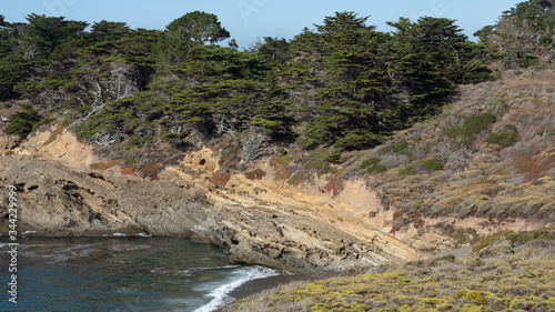 rocky coast in california, USA
