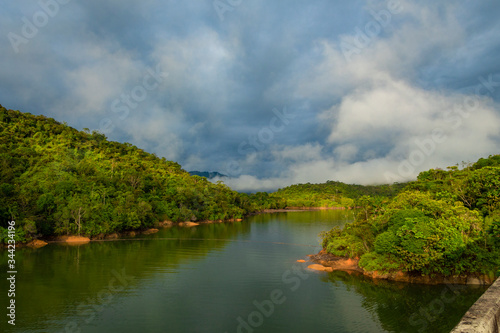 Beautiful landscape of Dam in Colombia © alexander