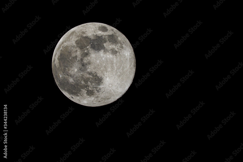 full moon over black full moon over black