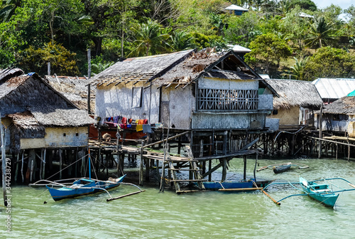 visit the famous lake village of Taytay in the Philippines photo