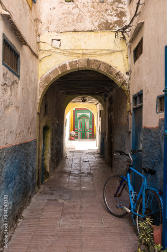 Street with an underpass  Essaouira
