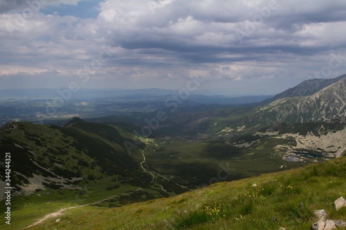 Obraz na płótnie Panorama Tatr - Kasprowy Wierch, Polska w salonie