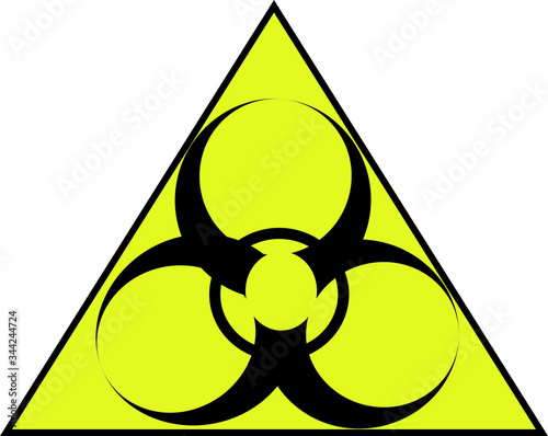 Biological symbol on a white background